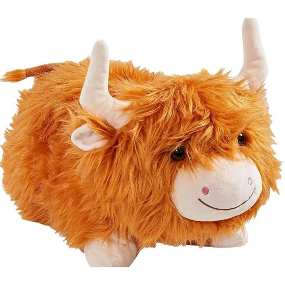 Pillow Pets Highland Cow 16" Pillow Pals Plush - Picture 1 of 16